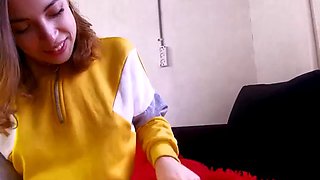 I SUCKED MY BROTHERS BIG COCK - CUTE GIRL