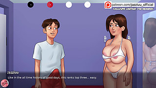 My STEPMOTHER's tits make me hard when I see her naked - 1 - Jazziuu