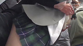 Asian Vixen Public Bus Gangbang