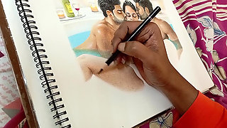 Desi Sexy Bhabhi Fucking Husband's Boss & His Friend in the Jacuzzi