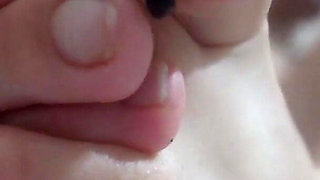 Giantess Stepmom Puts Tiny Stepson Between Her Toes as Punishment Then Glues Him to the Soles of Her Feet and Cleans His Toes