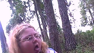 My Gf and I smoke, spit  on a rubber cock and do smack talk