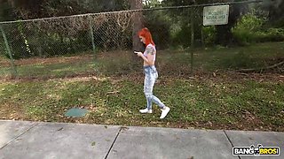 Bangbros - sawyer kelly boards the pound bus for a ride and takes another ride on a meaty pecker