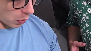 AuntJudysXXX - Hot Brunette MILF Nicole Blake Seduces the Computer Nerd