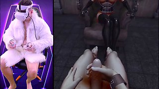 Wild VR game with hypnotic female domination and virtual sex fun