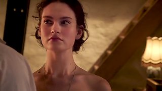 Lily James - Nude - The Exception (2016)