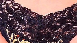 Different Leopard Panties on a Juicy Ass