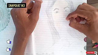 Outdoor Bengali Bhabhi is being watched from behind by a man with dirty eyes