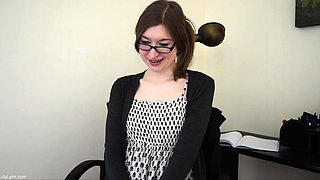 Stacked brunette goes solo toys and masturbation