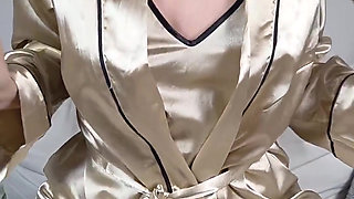 Soak That Satin with Your Huge Cumshot