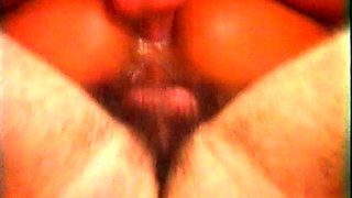 Vintage threesome and double penetration