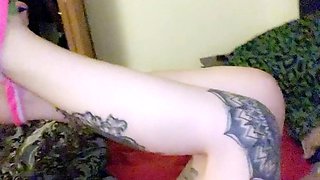 Sexy amateur blonde mother being a tease with her panties