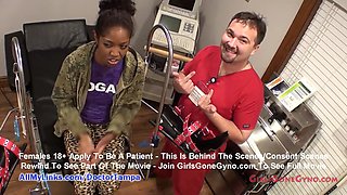 New student Lotus Lains gyno exam by Tampa doctor on cam