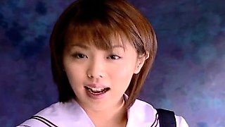 Subtitled CFNM dominant Japanese schoolgirl senzuri