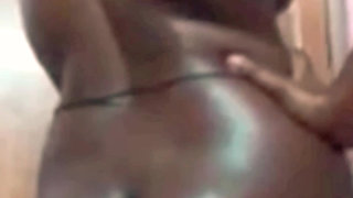 Desi Tamil Wife Renu Oiled Big Black Ass Massage by Landlord & Red Bikini Tease! Indianhotwifex