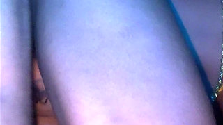 Stand up fuck session with hot ebony teen backshots wet creamy pussy view