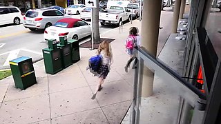 Shoplifter Alexia Anders in the middle of a sticky situation