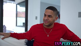 mommy stepmother seducing her BIG BLACK PENIS stepson