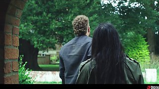 Yasmina Khan's Dark Spell in a Spooky Scene