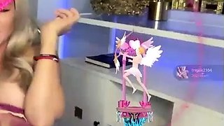 Cute Shemale Solo Webcam Masturbation