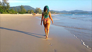 Walking on the Beach