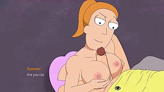 RICK AND MORTY SUMMER SMITH PORN GAME - FUCKING CARTOON STEPSISTER