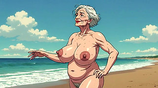 Ai Cartoons Peaceful Beach Clips with Huge Boob Matures