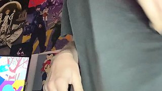Amateur Jasmin stripping panties and masturbating