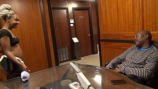 Nasty ebony MILF thrilling xxx video