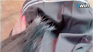 Recorded A Video In Class Masturbates With Panties In First Person