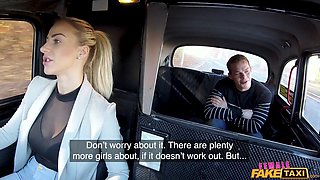 Nathaly Cherie gets pounded hard in her Taxi ride - blonde pornstar reality
