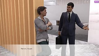 Stepbrother Caught Staring at Wife's Big Boobs - Hot Cheating Scene!