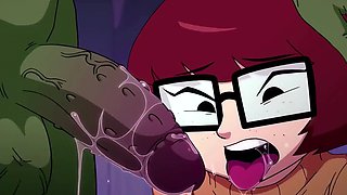 Monster hunt turns into fuck with monsters for Wilma and Daphne cartoon