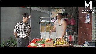 Newlywed Wife Cheats On Her Husband In The Toilet With The Gruff Owner Of A Vegeta