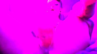 Amateur Solo Squirting with Monster Dildo Deep Throat Gushing