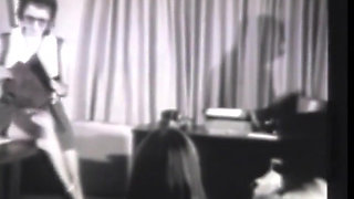 Vintage licking hairy pussy fucking