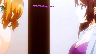Anime MILF gets on all fours and begs for deep pounding