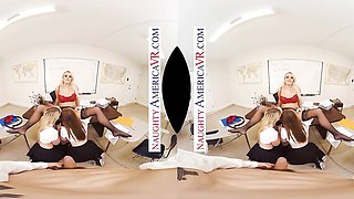 Naughty America featuring Alexis Monroe and Kenna James's virtual reality dirt