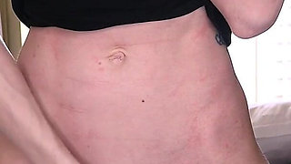 This Nylon Footjob Made Him Cum so Hard