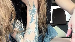 Amateur Teen Blowjob Under the Cover