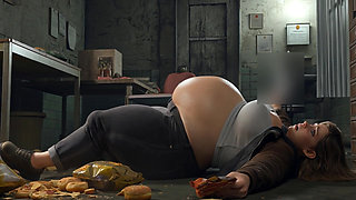 Feeding the Fear - 3D Belly Expansion Animation
