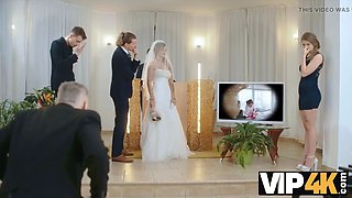 Vip4k. guests can't lurk emotions when they see bride hardcore in flick