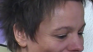 Mature Over 40 Seductress Rides Old Cock Wildly