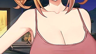 She Catches Me in My Room and Starts Riding Me with Her Huge Tits // Summer Clover