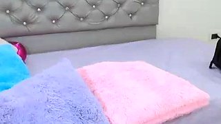 Stacked brunette goes solo toys and masturbation