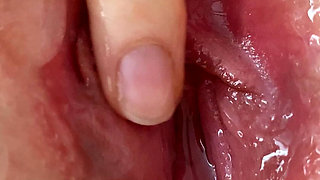 Extreme Close up Wet Pussy and Clit Orgasm