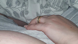 Step mom is going through the Lovense app and handjob step son