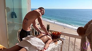 Bunny Rabbits' Hardcore Passion Ignites in Public Massage Ecstasy