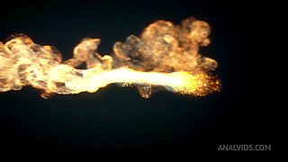 Skinny Virgin Adelin Tries Monster Cock In Narrow Ass - Anal