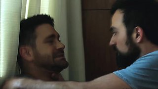 Stepbrothers have torrid sex scene in bed together
